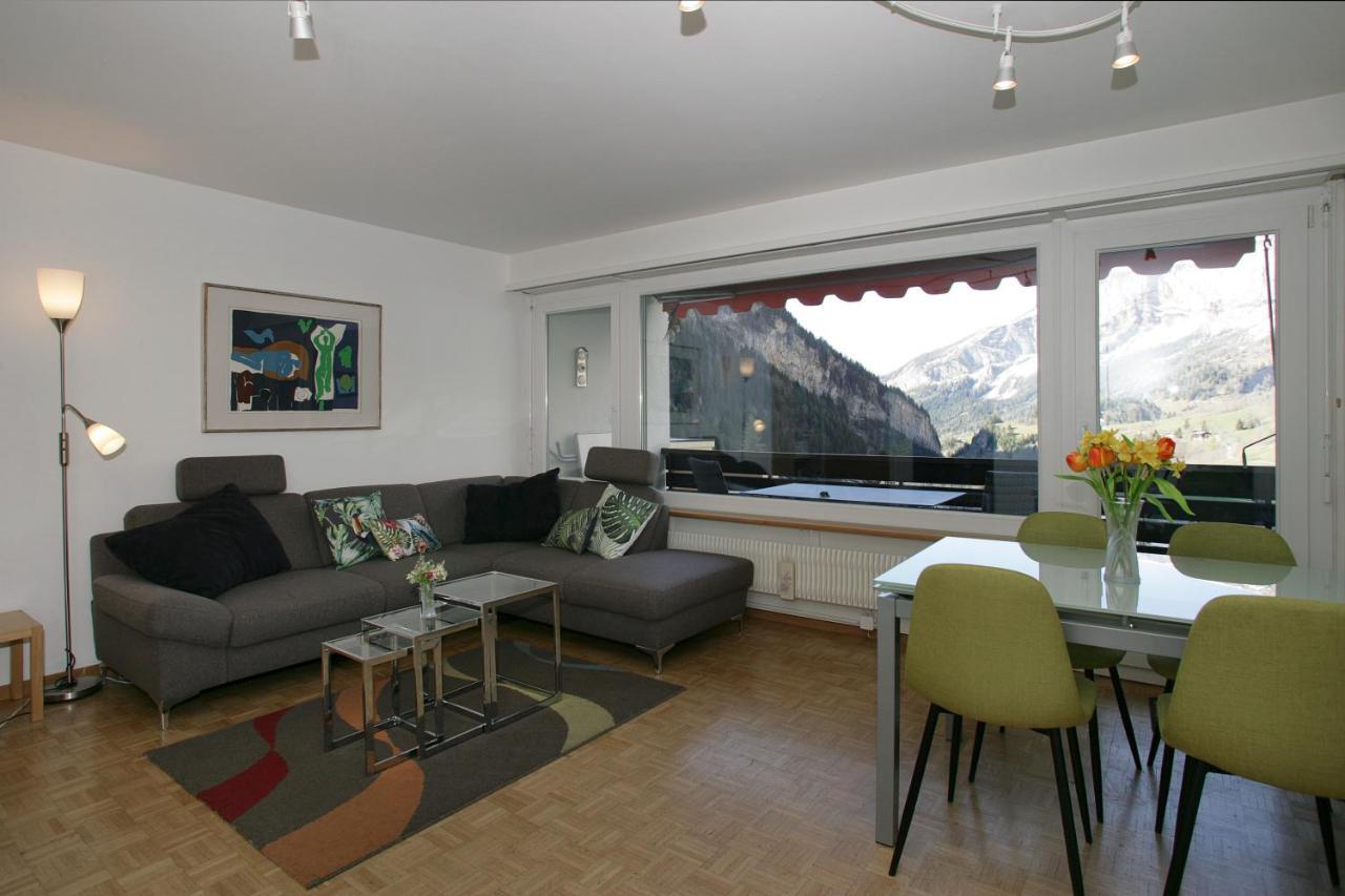 Apartments Haus Quelle Leukerbad Exterior foto