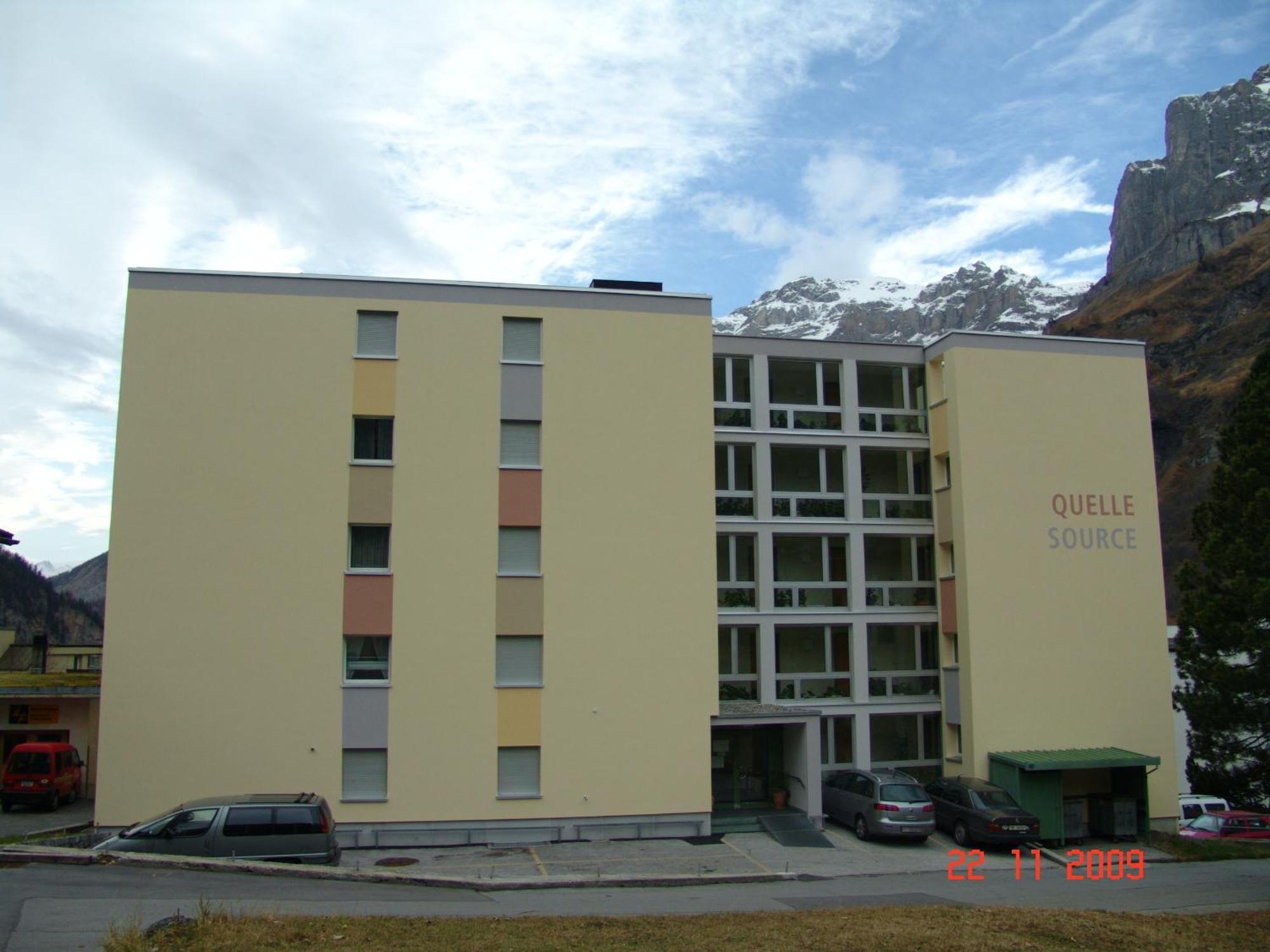 Apartments Haus Quelle Leukerbad Exterior foto